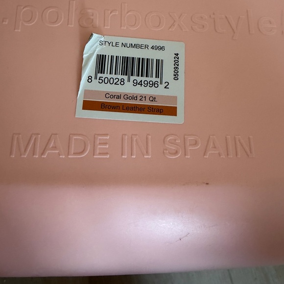 Polarbox 21 Quart Cooler Pink Coral Gold - Picture 7 of 8